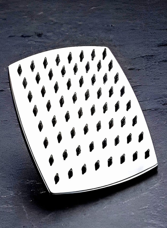 CARNIVAL 6x6 Curve 304 Stainless Steel Overhead Shower Without Arm | Square Shower Head For Bathroom, Adjustable angles, Anti Clogging Nozzles, Chrome Finish (6x6) - Image 1